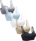 Suekaphin Nursing Bra 5PACK - Wireless Maternity & Breastfeeding