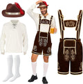 Mens German Bavarian Oktoberfest Costume Set - Authentic Look