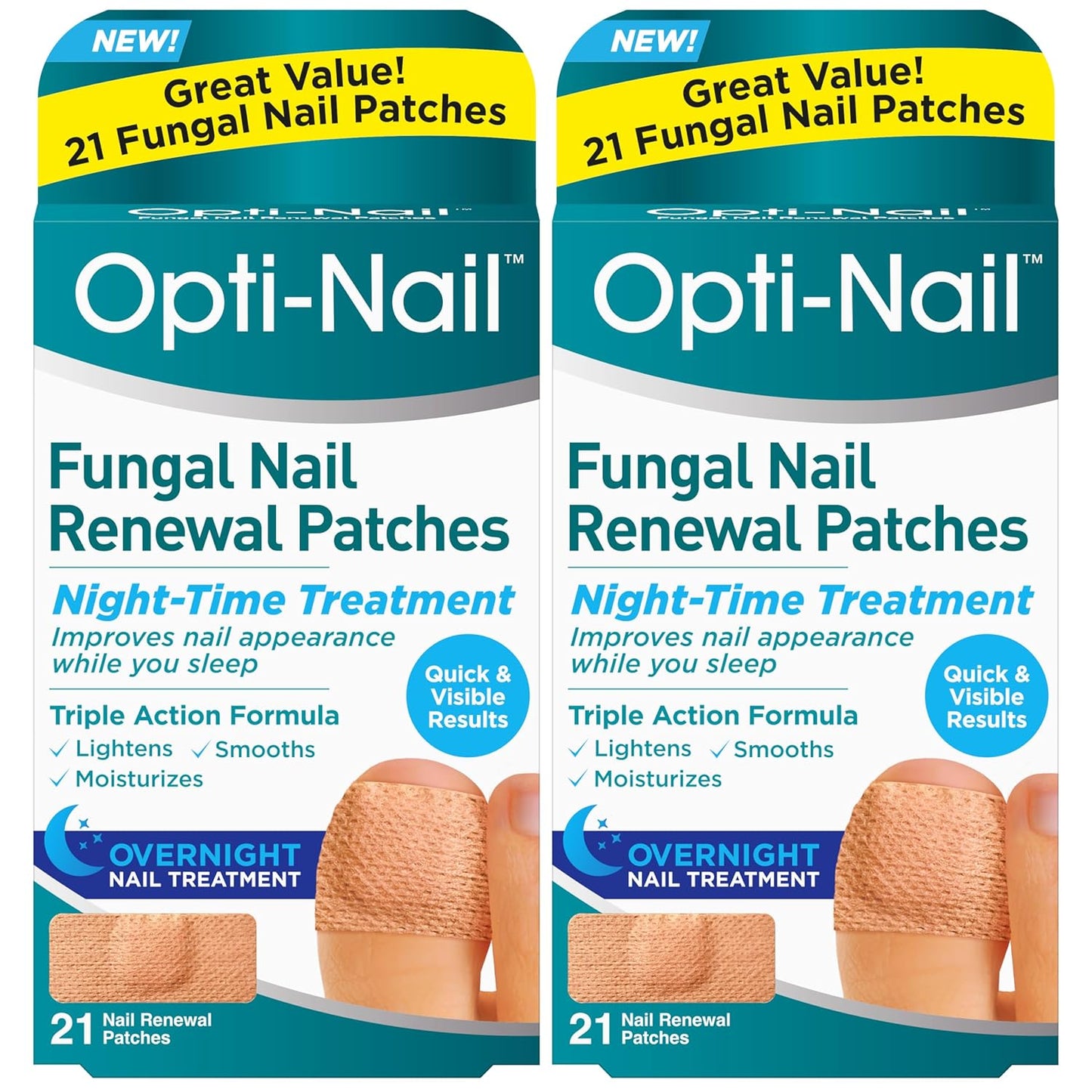 Opti-Nail Fungal Nail Renewal Patches for Night-Time Treatment