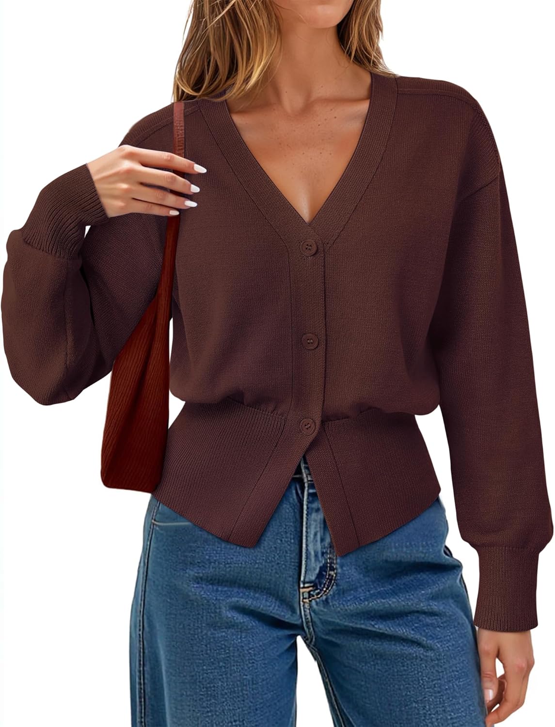 Gaharu Womens Open Front Cardigan Sweaters for Trendy Style