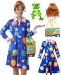 Ms Frizzle Dress Costume for Women - Complete 4-Piece School Bus Set
