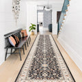 Washable Runner Rug 2x12 - Non Skid Waterproof Hallway Runner Rug