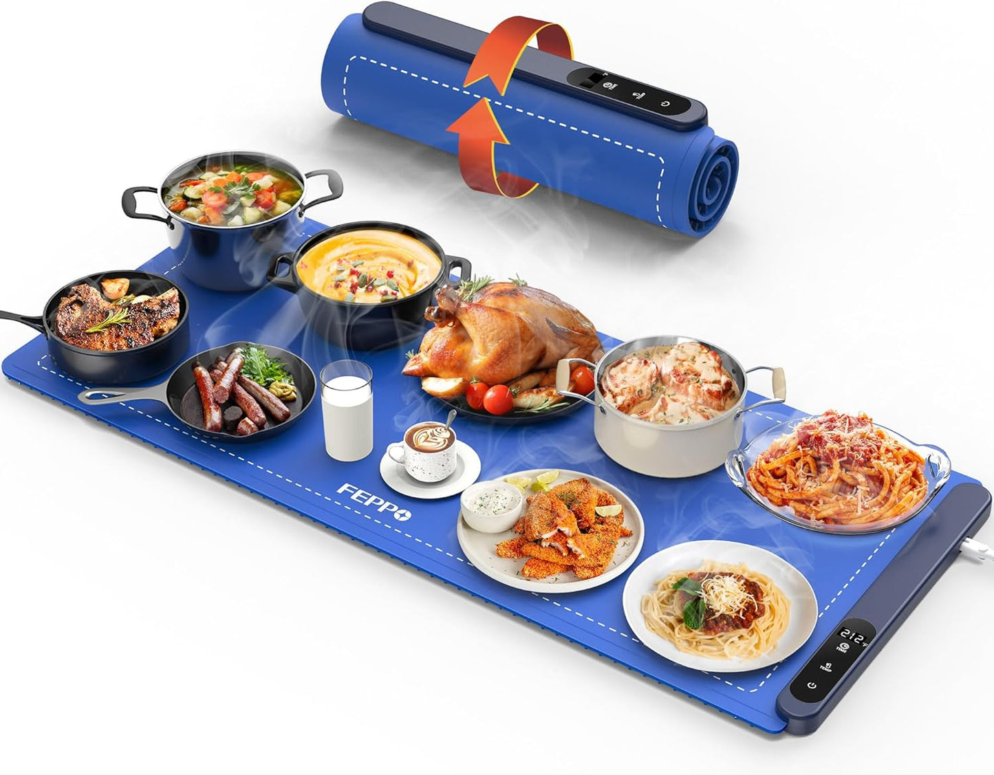 FEPPO Food Warming Mat XXL 36x16 for Parties and Buffets