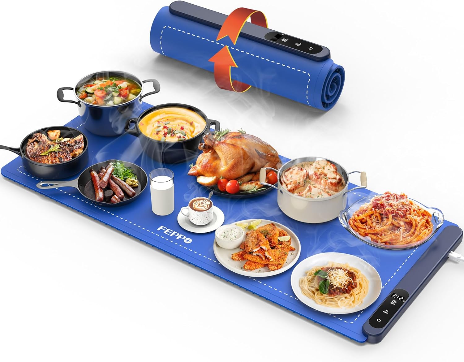 FEPPO Food Warming Mat XXL 36x16 for Parties and Buffets