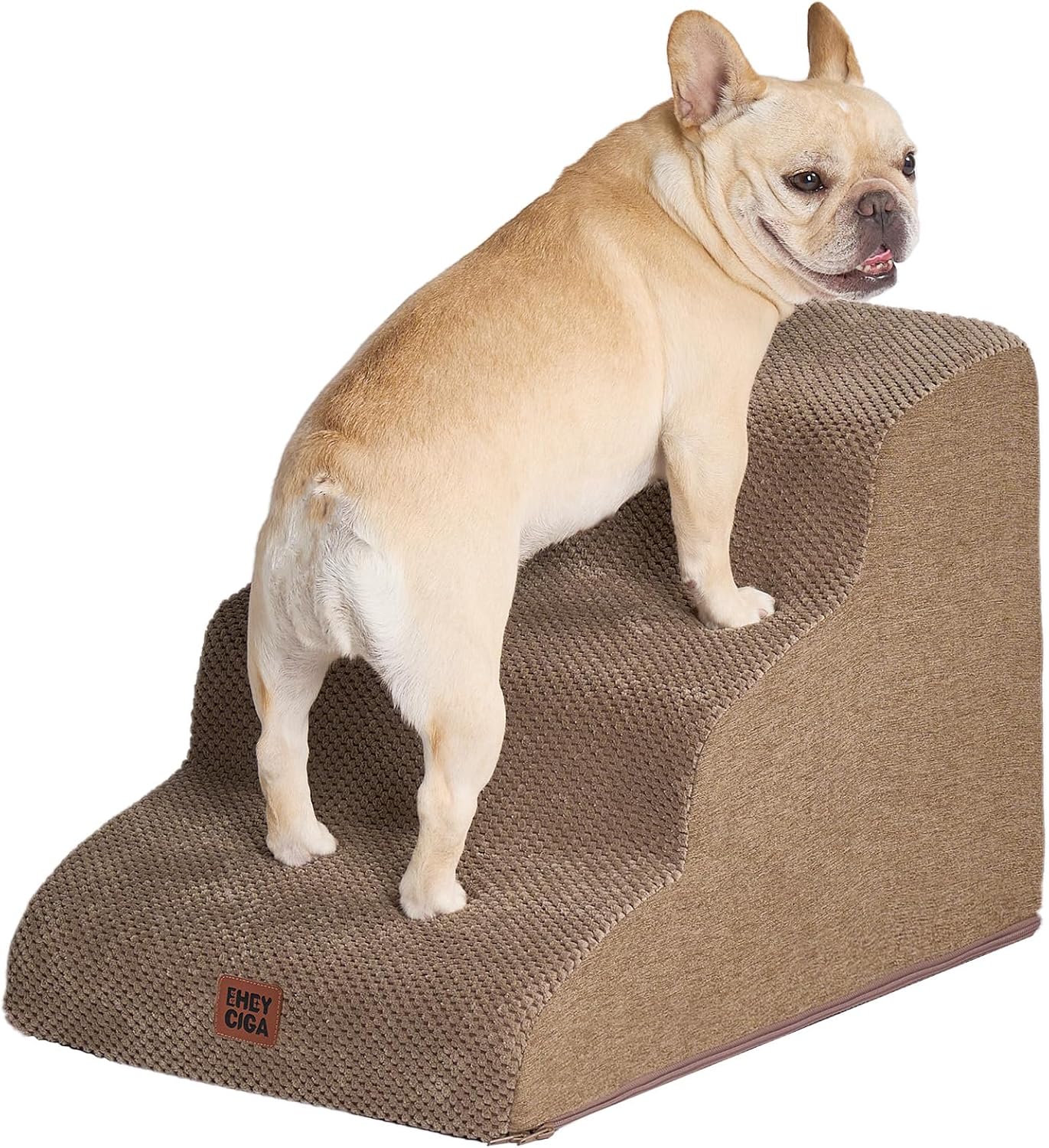 Curved Dog Stairs Ramp for Small Dogs - Comfortable Pet Steps