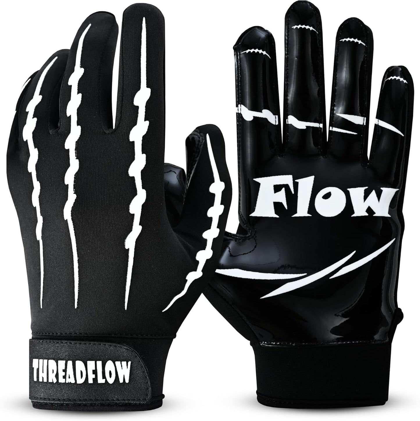 THREADFLOW Grip Football Gloves - Superior Sticky Grip!