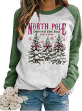 Merry Christmas Women's Sweatshirt: North Pole Freshness
