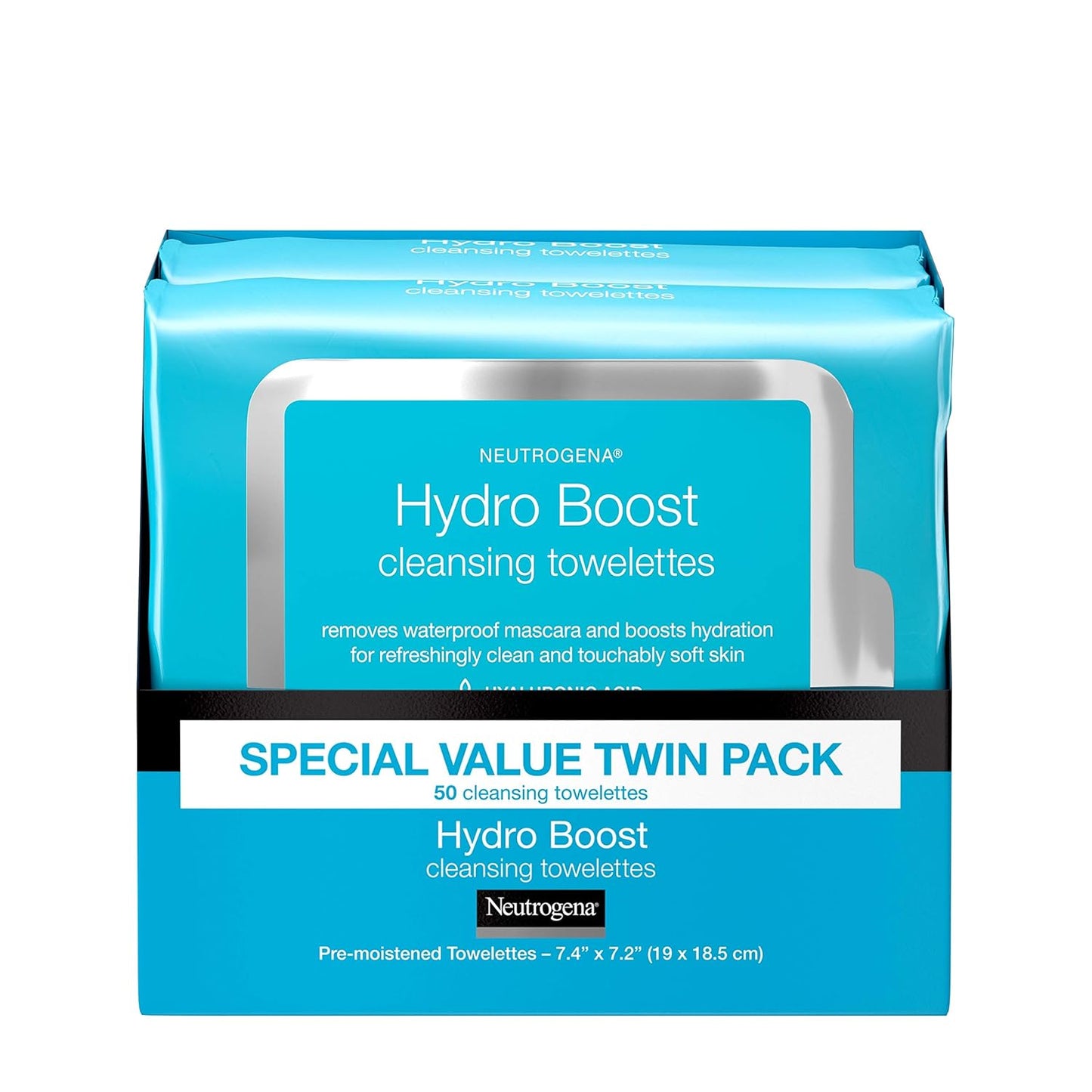 Neutrogena Hydroboost Facial Cleansing Wipes for Hydration