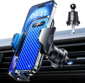 Blue Car Vent Phone Mount - VANMASS 2025 Steel-Hook Shockproof