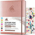 Daily Planner Pro 8.5 x 11 in A4 Undated Daily Life Planner - Rose