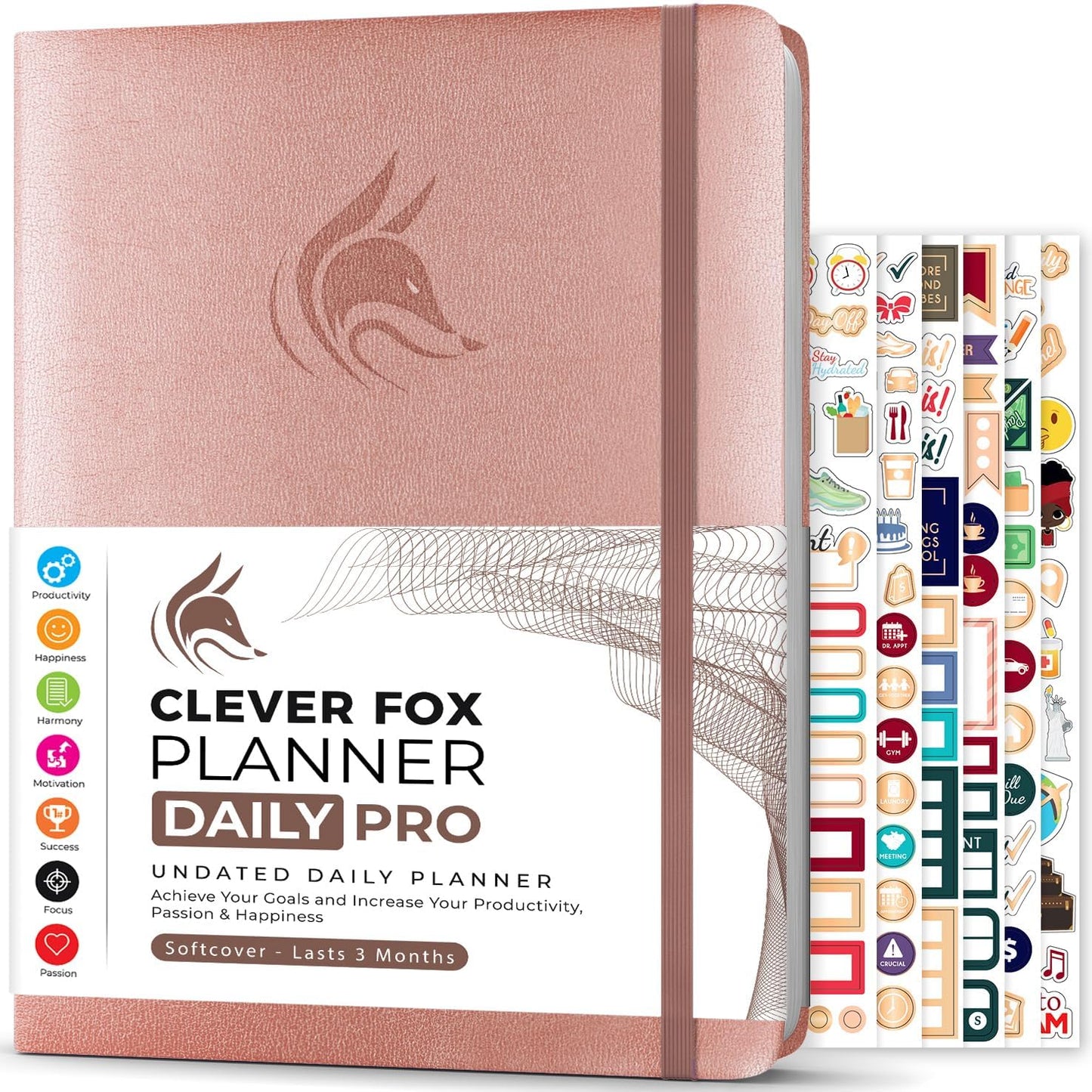 Clever Fox Planner Daily PRO - A4 Size Daily Life Planner