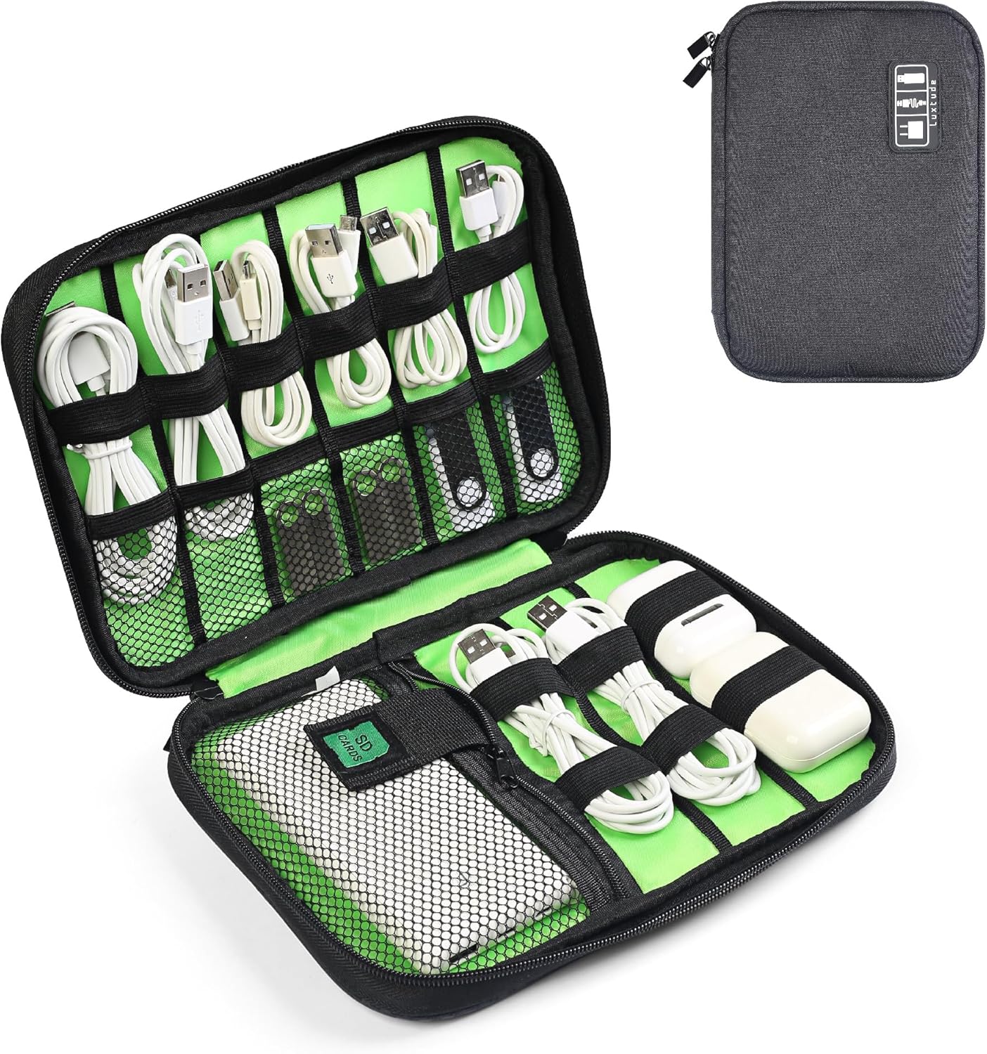 Luxtude Travel Cable Case - Organize with Ease