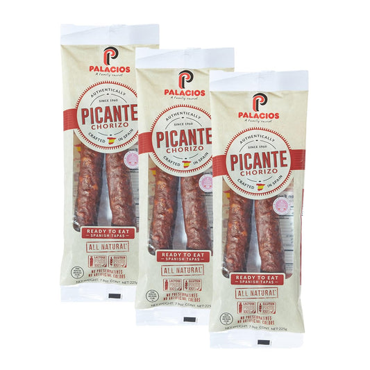 Palacios Authentic Spanish Chorizo - Spicy Smoked Sausage