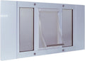 Aluminum Sash Window Pet Door Adjustable 27 to 32 in - Large