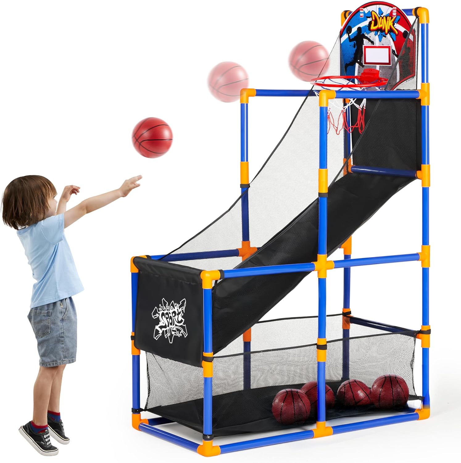 JOYIN Arcade Basketball Game Set for Kids - Indoor Outdoor Fun