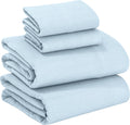 RUVANTI 100% Cotton Flannel Sheets King Size - Cozy All-Season Set