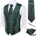 Stylish Barry.Wang Mens Suit Vest Set for Formal and Leisure Wear