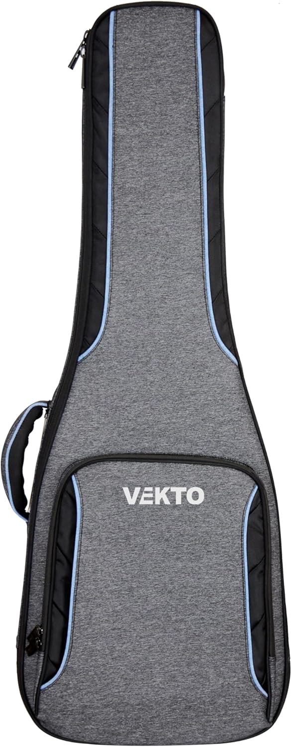 Premium 28mm Thick-Padded Classical Guitar Gig Bag in Elegant Grey-Blue, Reinforced EVA Protection