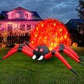 FunFanso 12FT Halloween Inflatable Spider - Giant Yard Decoration