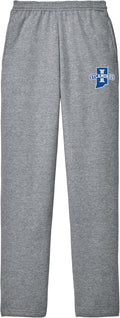 College Fleece Sweatpants Unisex for Indiana State Fans - Lightweight