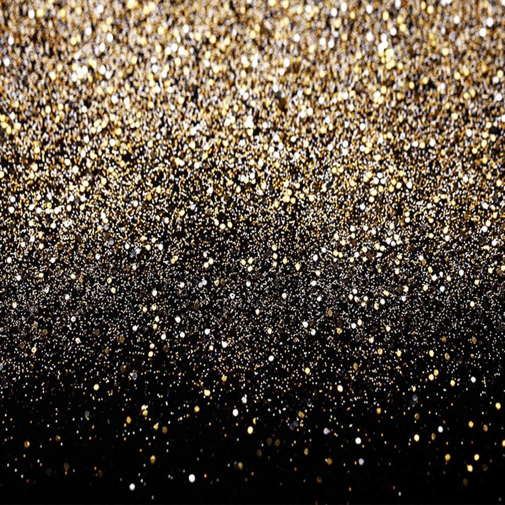 SJOLOON Black and Gold Backdrop for Stunning Photography Events
