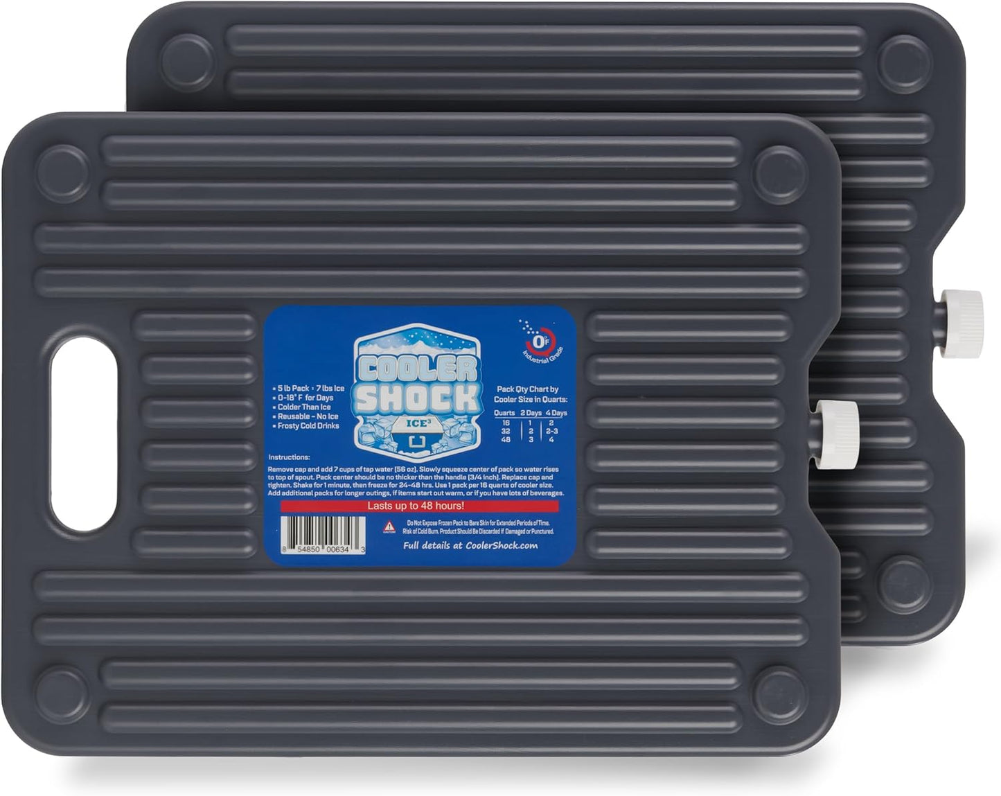 Premium Cooler Shock Ice Pack Set - Cools Faster!