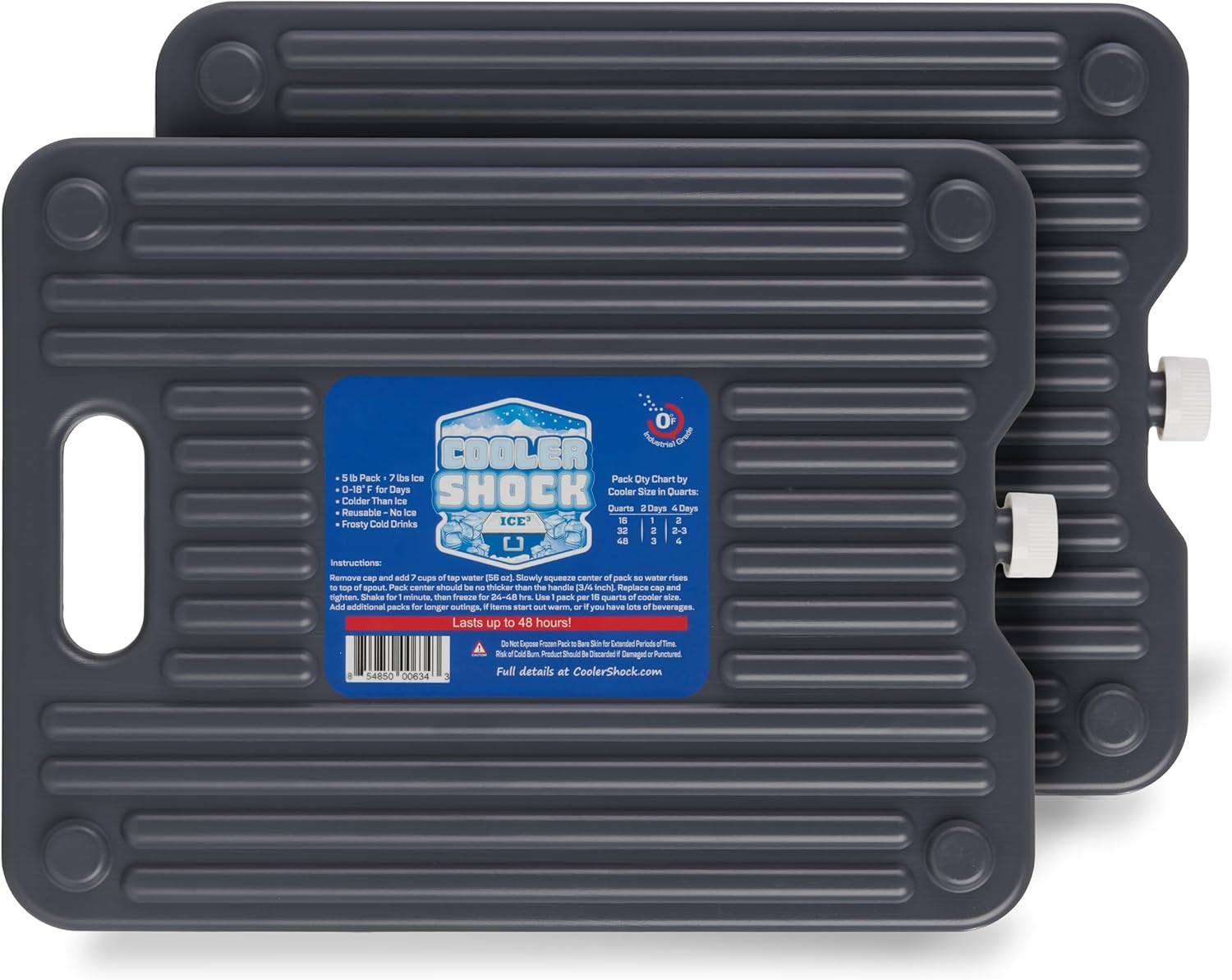 Premium Cooler Shock Ice Pack Set - Cools Faster!
