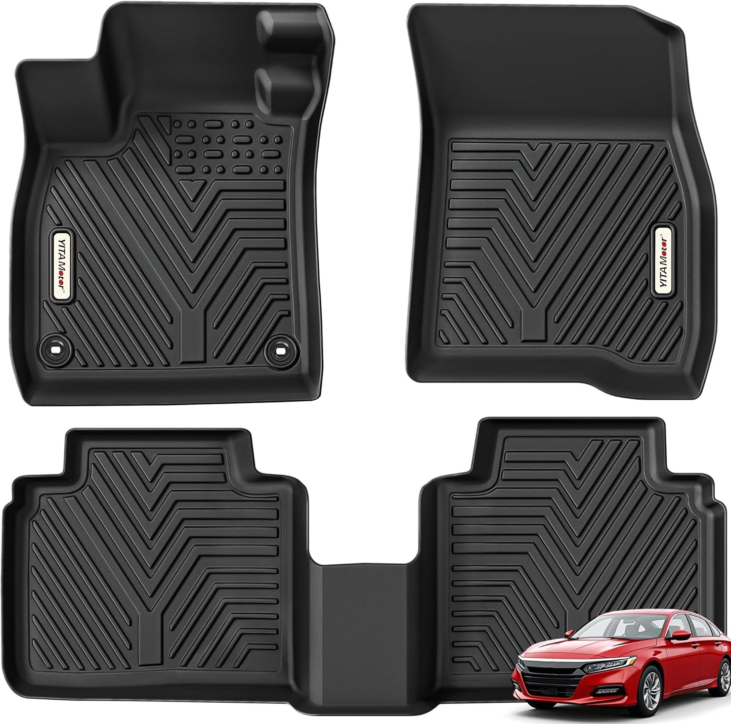 YITAMOTOR Floor Mats for Honda Accord 2023-2025, All-Weather