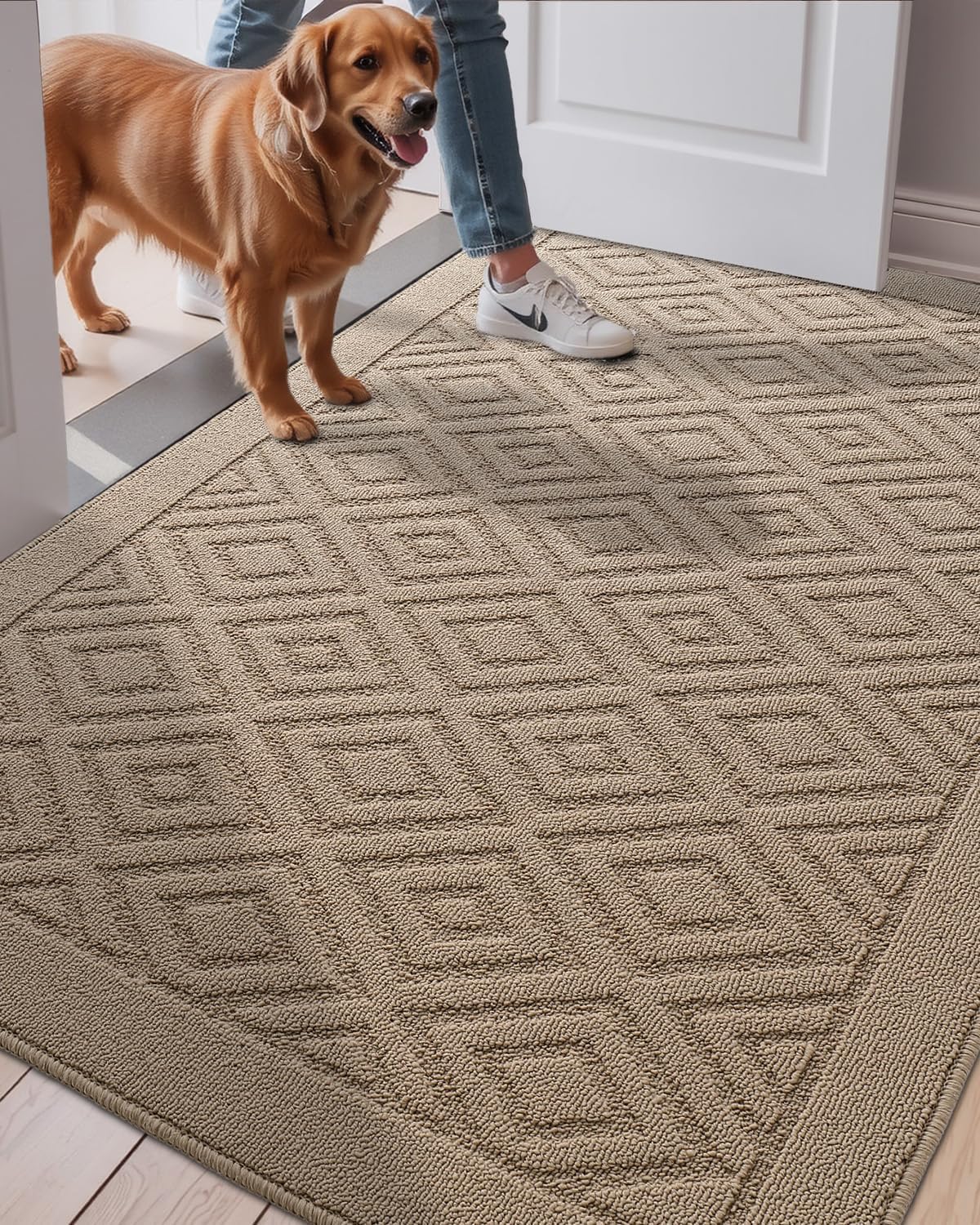 LUMI Washable Indoor Entrance Doormat for High Traffic Areas