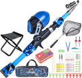 Kids Fishing Pole Set Telescopic Rod Combo for Beginners - All-in-One