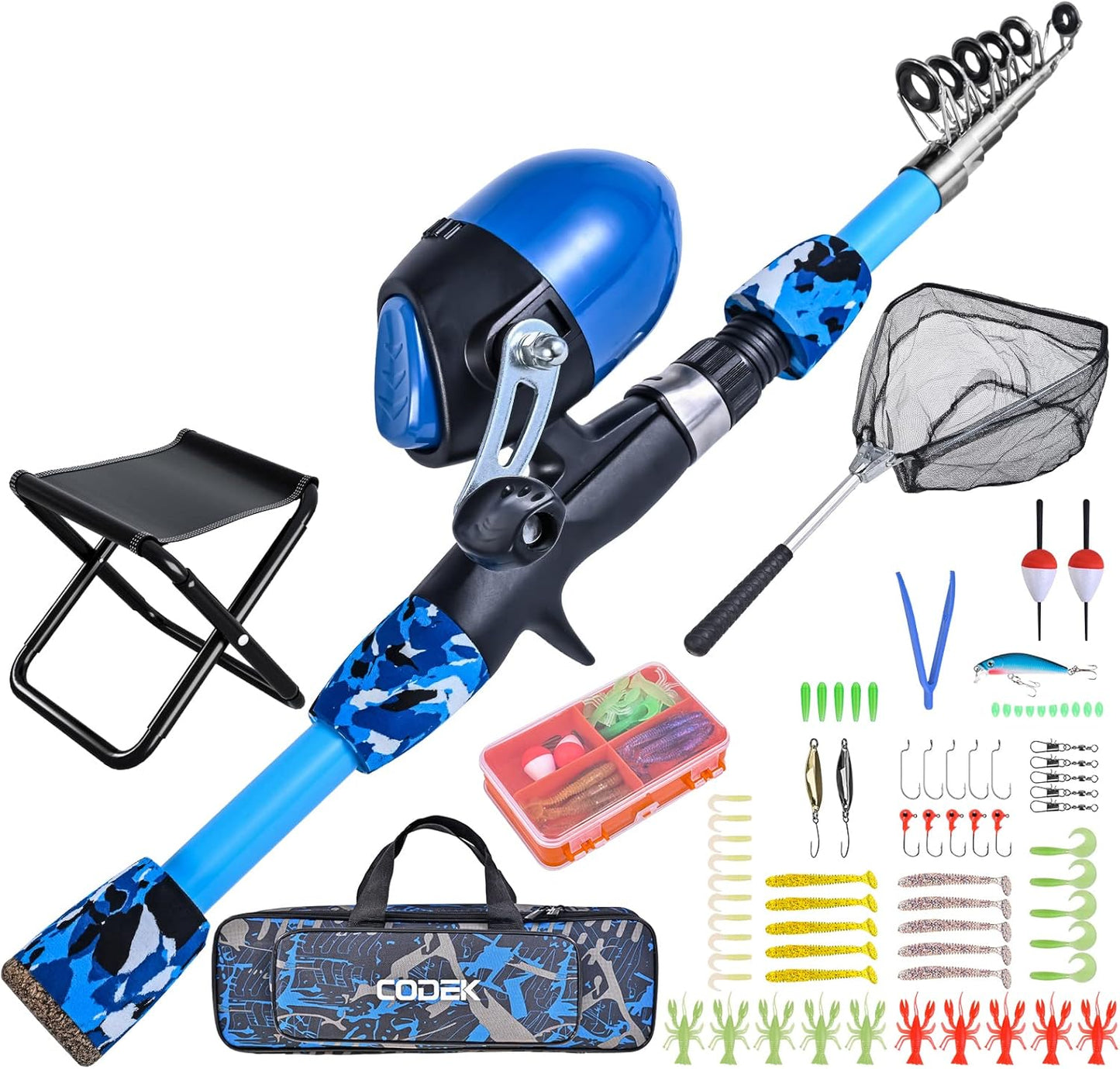 Ultimate Kids Fishing Set 5.6ft Rod & Chair