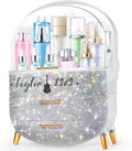 Teen Girls Gift Makeup Organizer for Countertop - Portable Cosmetic