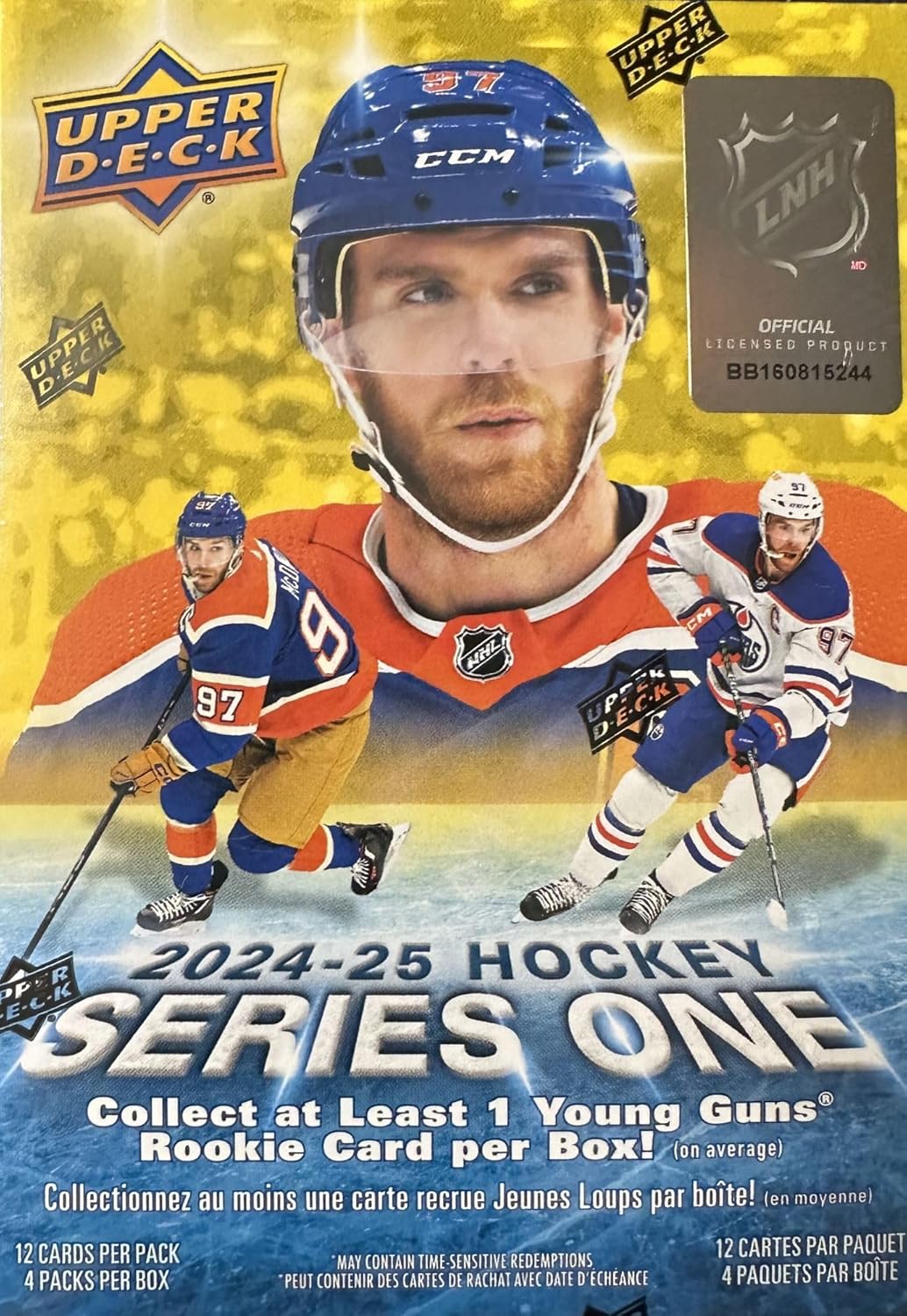 2024 2025 Upper Deck Hockey Unopened Blaster Box with Cards