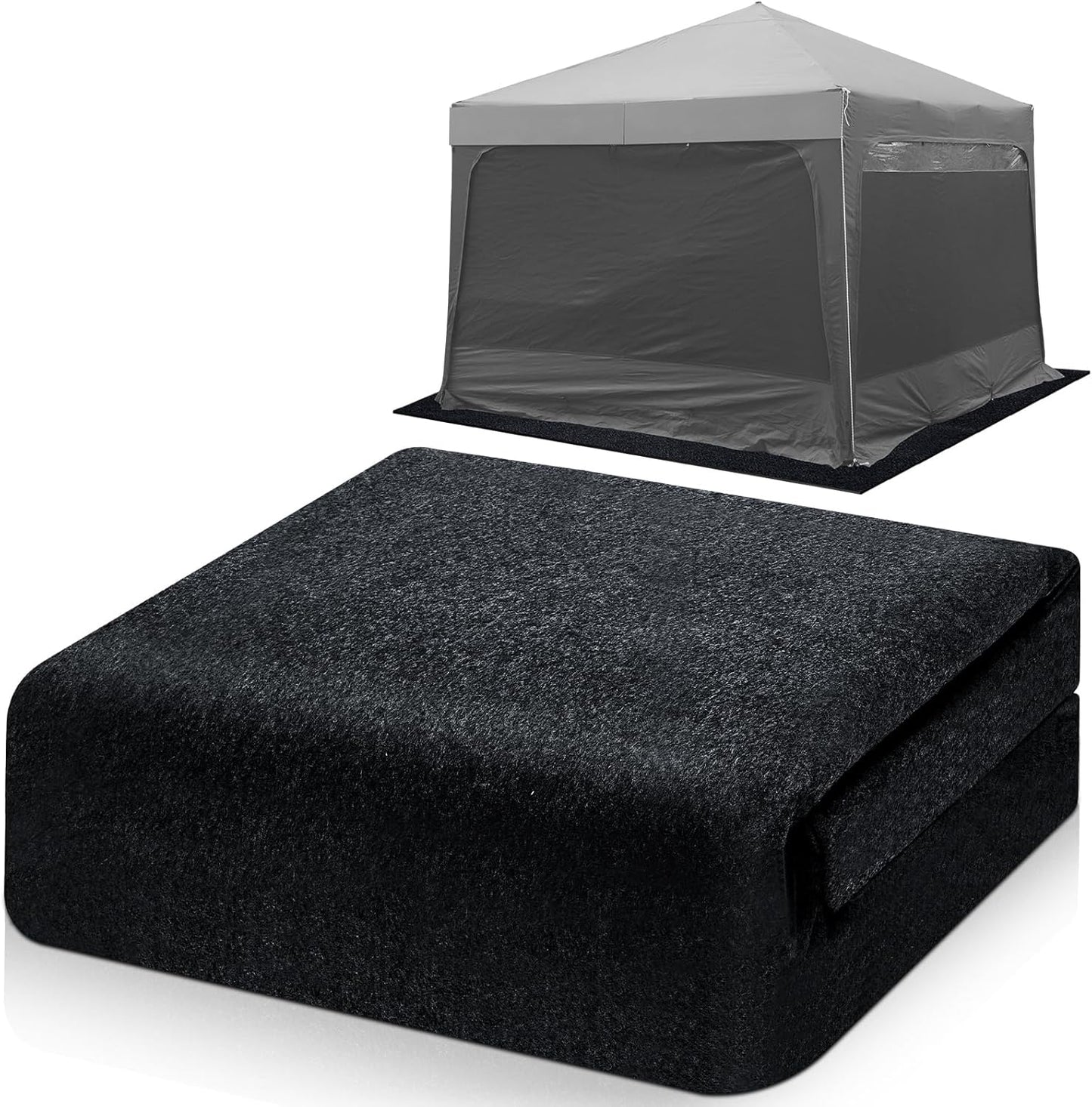 10x10 ft Outdoor Storage Shed Floor Mat Waterproof and Non Slip