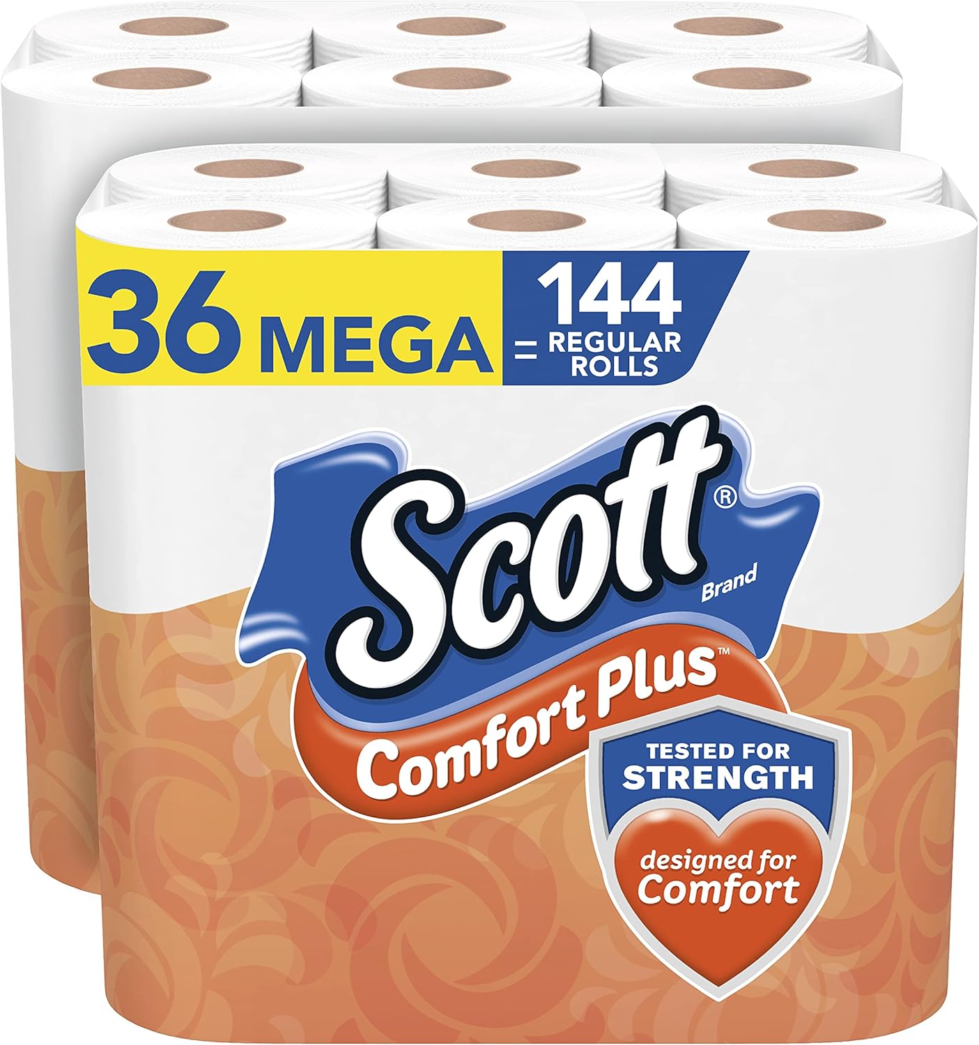Scott ComfortPlus Toilet Paper: 36 Mega Rolls for Ultimate Clean
