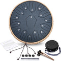 Steel Tongue Drum 13 in 15 Notes C-key Handpan Drum - Soothing