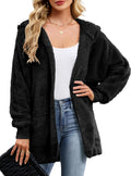 Sherpa Fleece Hoodies for Women - Oversized Zip Up with Pockets