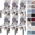 SearchI Fit Stretch Removable Washable Dining Chair Covers - Snug Fit
