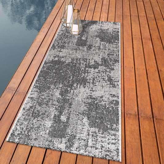 Keen Home Design Terrace Outdoor Runner Rug - Washable 2x10