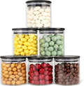 Urban Green Glass Jars with Airtight Lids for Food Storage