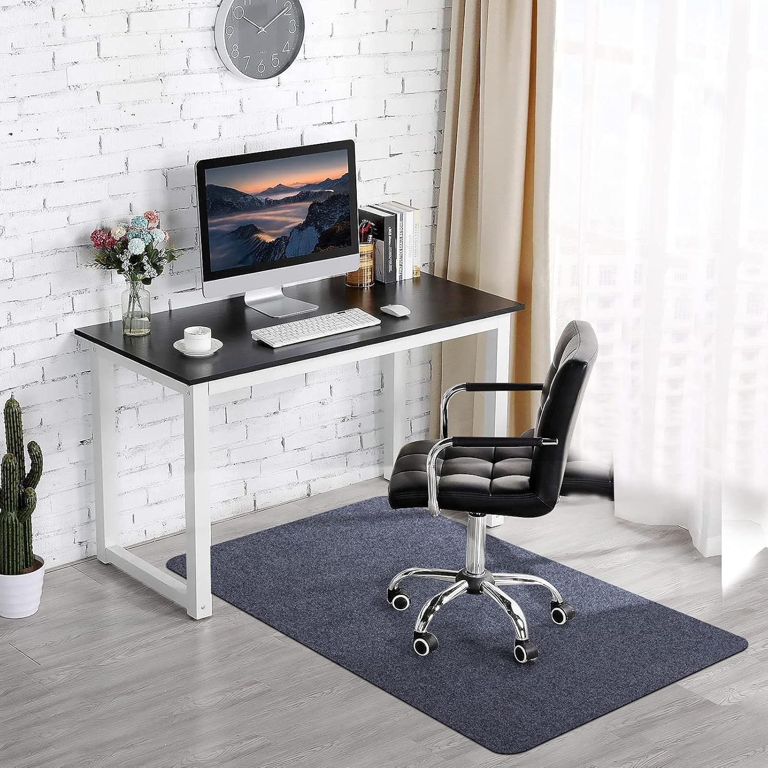 Large Anti-Slip Chair Mat - Protects Hardwood & Tile Floors!