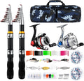 Telescopic Fishing Rod Reel Combo for Travel Fishermen Gift