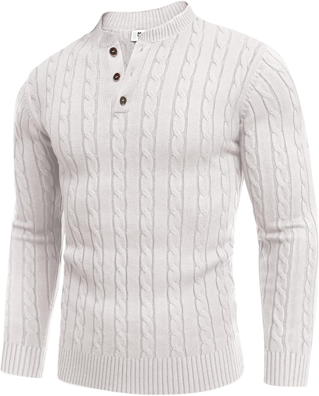 COOFANDY Men Casual Knit Sweater for Stylish Comfort