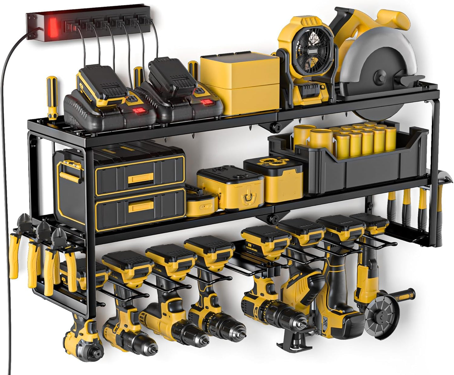 Drill Storage Wall Mount: Power & Organization in One!