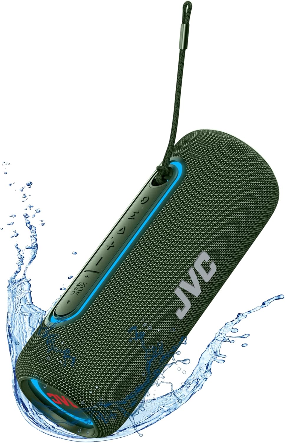 JVC 20W Wireless Speaker: Dynamic Sound, Bluetooth 5.0, TWS, Portable, 5-Hr Battery - Green