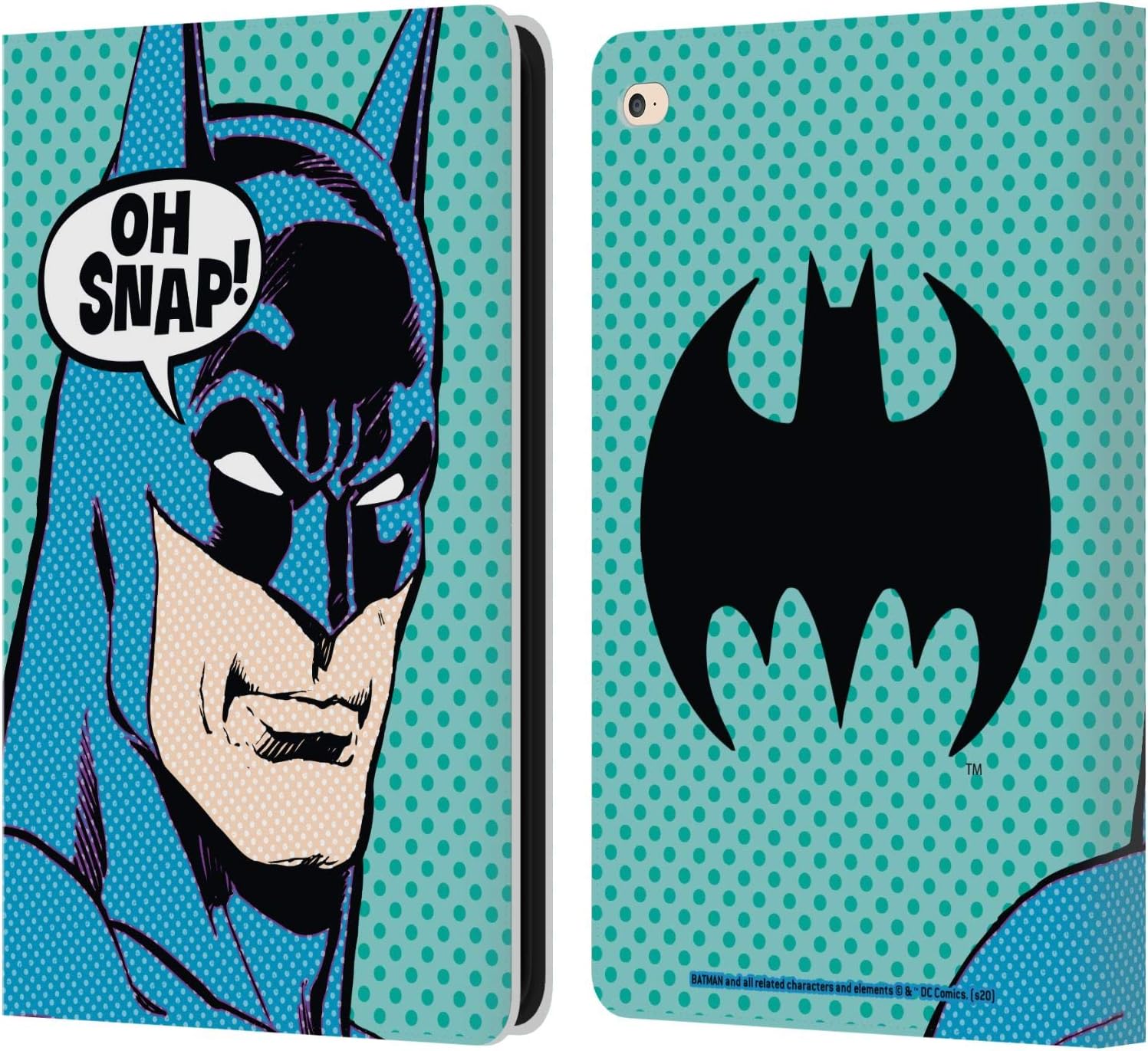 Batman DC Comics Vintage Fashion Leather Wallet Case for iPad Air 2