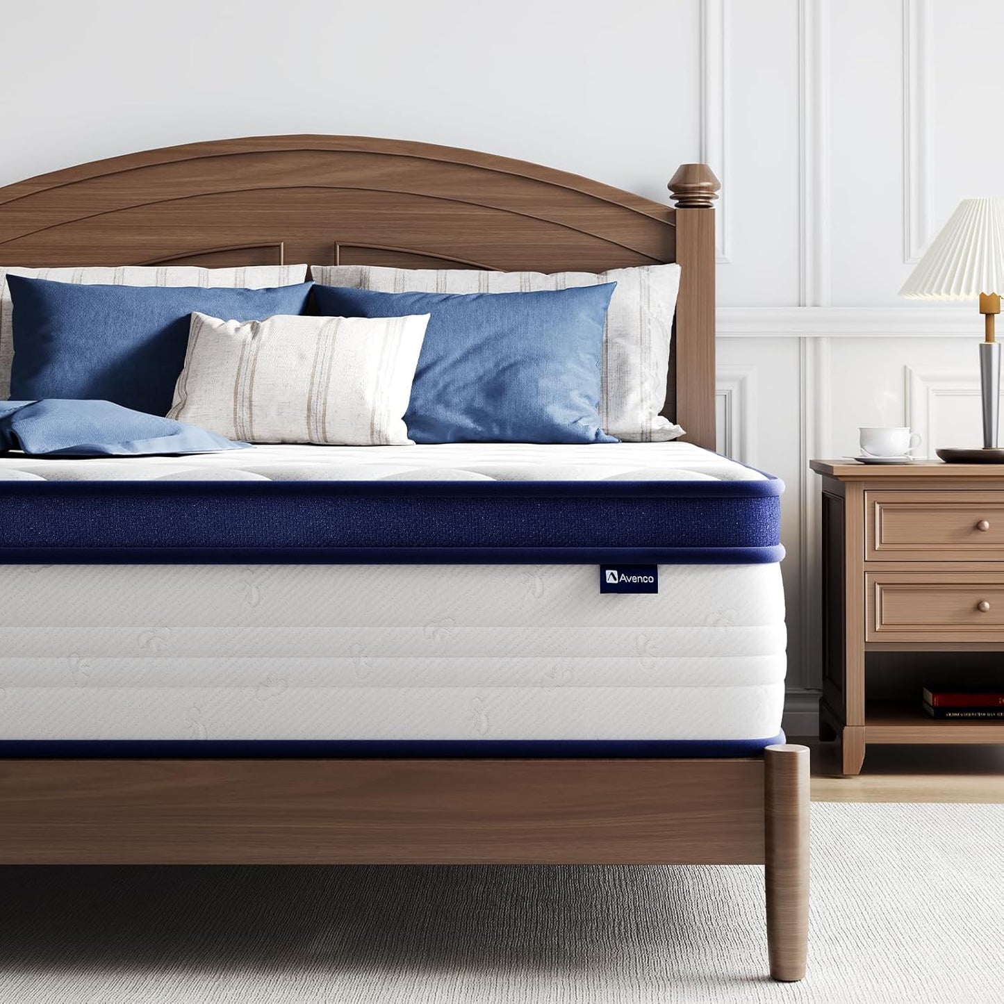 Avenco Full Mattress 10 Inch Hybrid for Comfort and Support