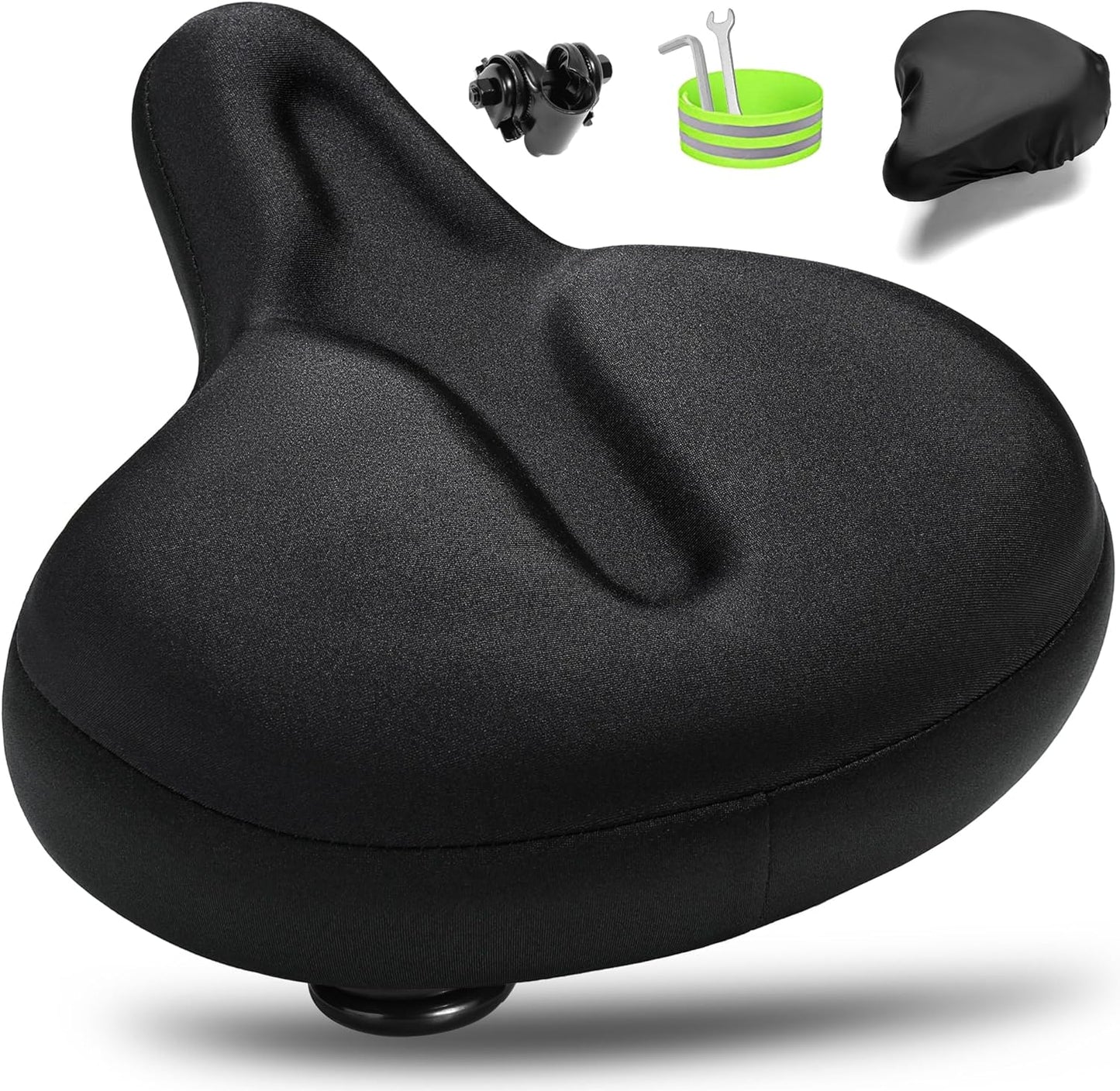 Oversized Bike Seat for Men & Women - Comfortable Gel Padded