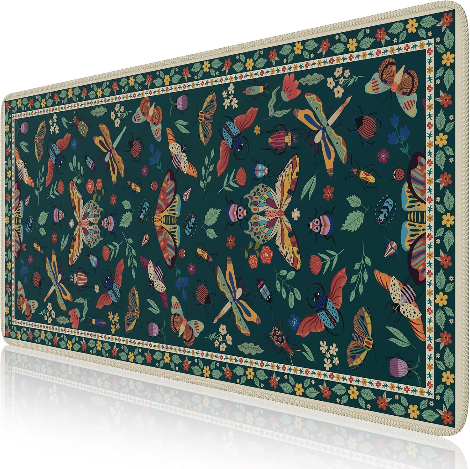 iCasso XXL Green Desk Mat - Anti-Slip Big Mousepad