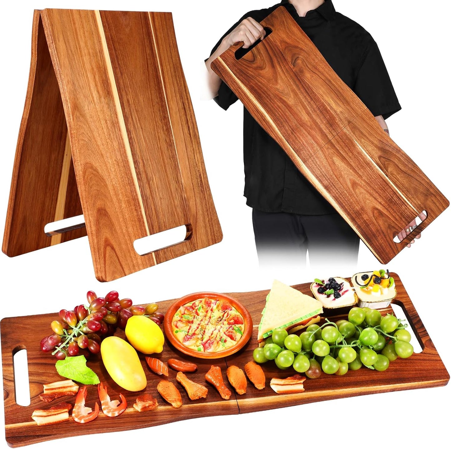 Extra Large Acacia Charcuterie Board for Perfect Entertaining
